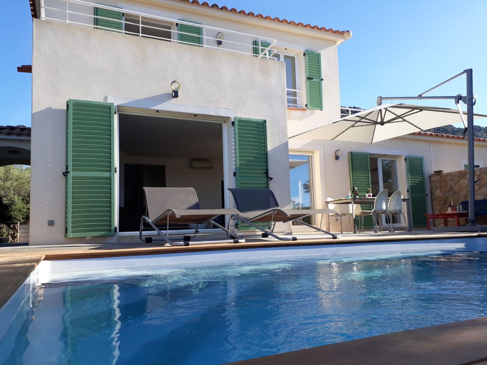 Villa 8 personnes avec piscine et vue mer